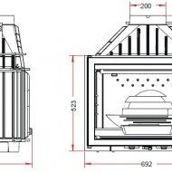   Laudel 700 Grande Vision   + DP piroliz