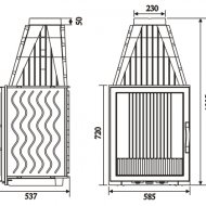 �������� ����� Laudel Vertical Panoramique 720 Inox