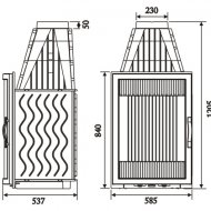 �������� ����� Laudel Vertical Panoramique 840 Inox